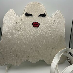 Betsey Johnson Kitsch XOBOO Sparkling Ghost Crossbody bag